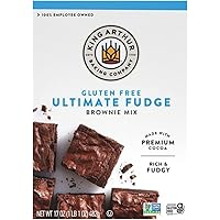 King Arthur, Gluten Free Fudge Brownie Mix, Certified Gluten-Free, Non-GMO Project Verified, Certified Kosher, 17 Ounces