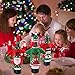 OurWarm 3pcs Ugly Christmas Sweater Wine Bottle Cover for Holiday Party Decorations