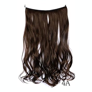 Amazon Com Keland Long Curly Wig No Clip Hair Extensions Natural