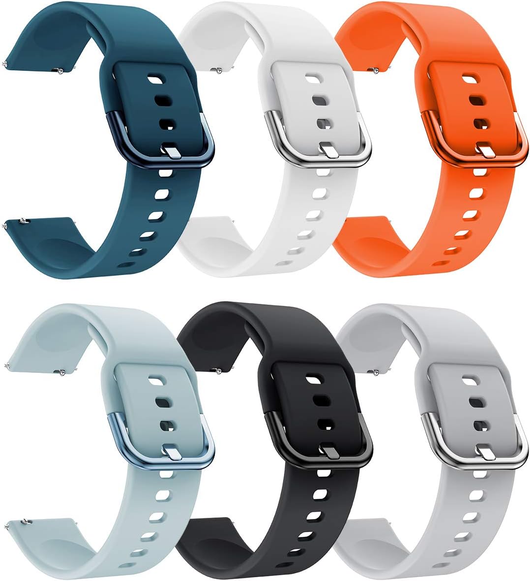 YSSNH 22mm Watch Bands Quick Release Band Compatible with Samsung Galaxy Watch 3 45mm/Galaxy Watch 46mm/Gear S3 Frontier Classic/Silicone Replacement Wristband Strap