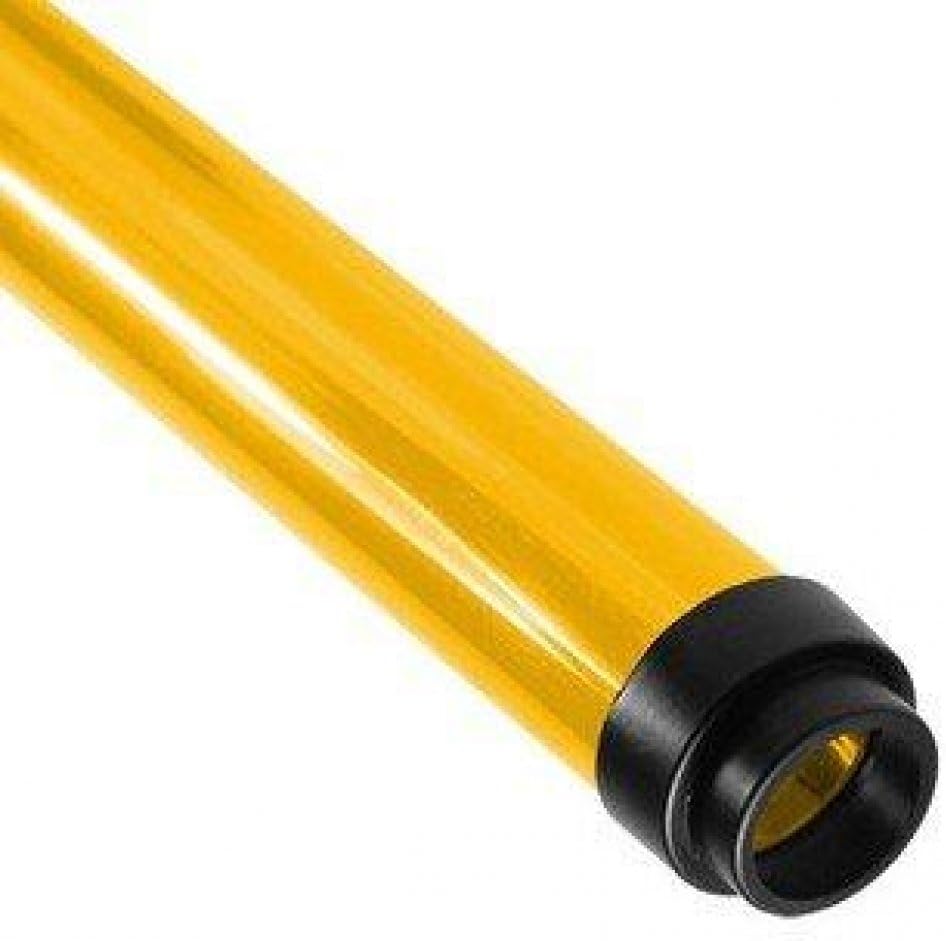 Bergen Industries FG-408-04 4-Feet Polycarbonate T8 Fluorescent Tubeguard, Yellow, 8-Pack