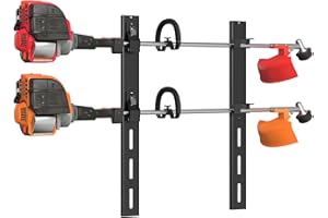ZSLTLDU Weed Eater Rack for Trailer, 2 Place Heavy Duty Rust-Proof Weedeater Racks, Trimmer Rack for Open Trailer Truck with 