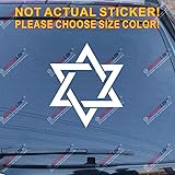 Star of David Decal Sticker Magen David Israel Jew