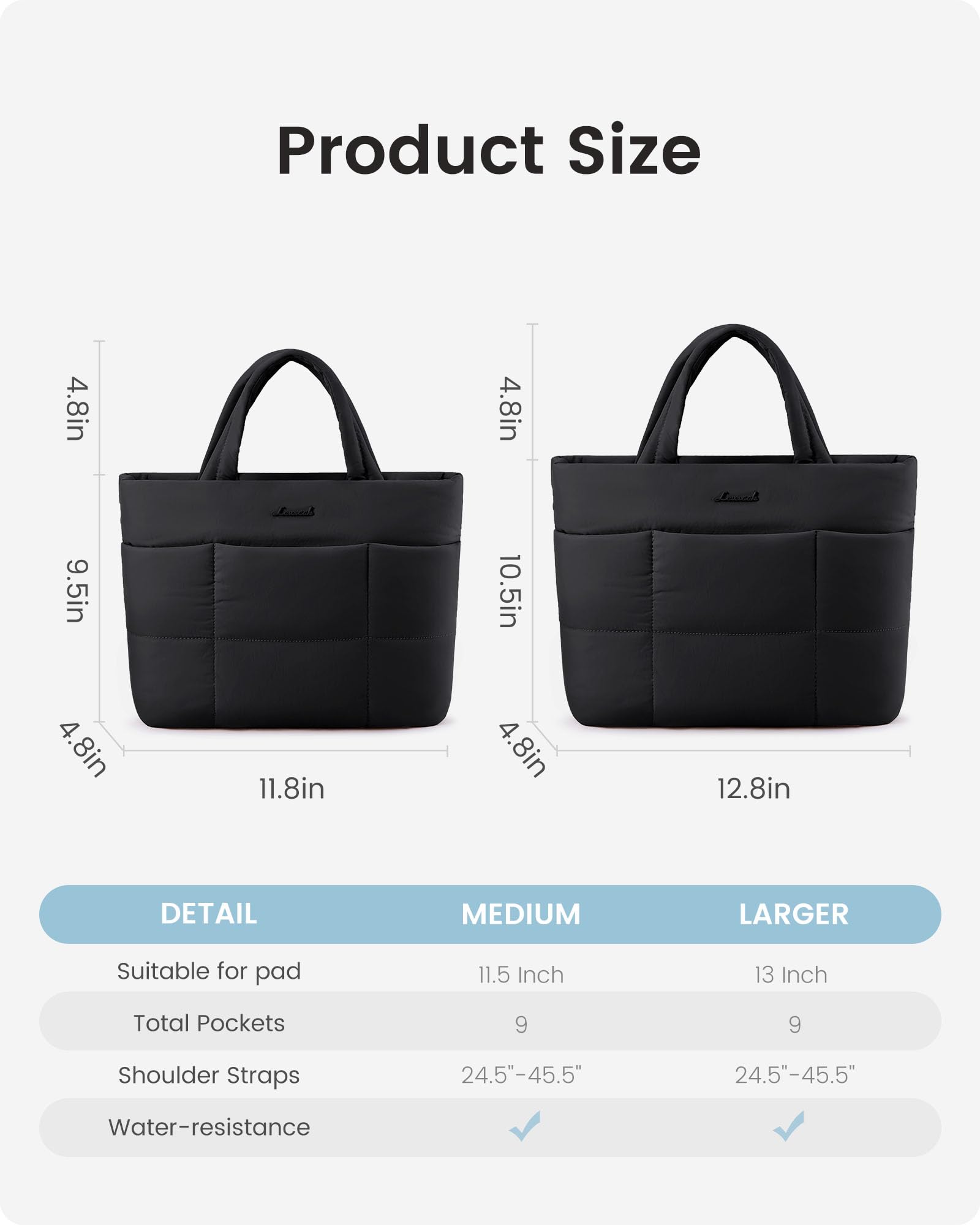 LOVEVOOK Small Tote Bags for Women, Puffer Purse and Handbags, Mini Crossbody Puffy Top Handle Shoulder Satchel Bag