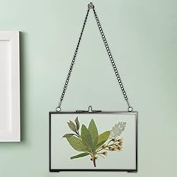 JUXYES Set of 2 Brass Wall Hanging Photo