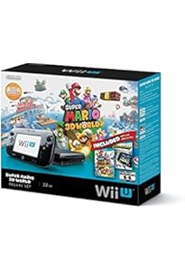 Wii U - Wii U premium SET32GB スーパーマリオ付き Nintendo Wii U Mario & Luigi Deluxe Set 32 GB Black Console