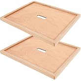 2 Pcs Beehive Inner Cover for 10 Frame Bee Hive Inner Cover Bee Hive Box Cover Beehive Insulation Ventilation Inner Cover for Beekeeping Tool