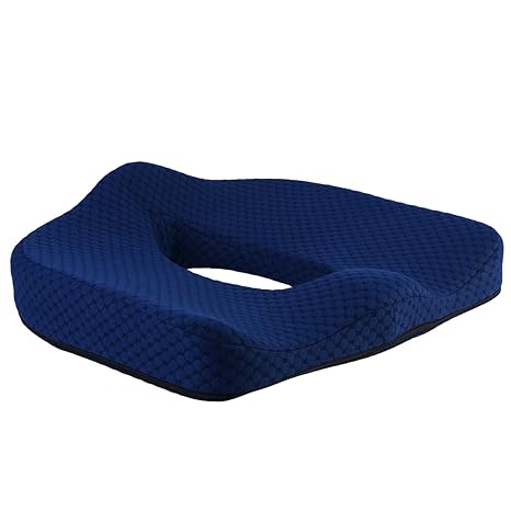 Heallily Orthopaedic Memory Foam Seat Cushion Relief Hemorrhoids
