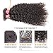 Yiroo Hair 10A Brazilian 100% Unprocessed Virgin Kinky Curly Human Hair Weave 3 Bundles Virgin Kinky Curly Hair Extensions Natural Black Color 95-100g/pc (8 10 12inch)