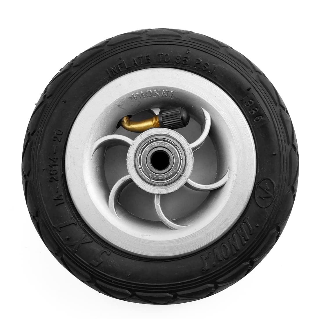 5 Inch Inflation Wheel Using Metal Hub 5X1 Pneumatic Tire With Inner Tube Electric Vehicle 5 Inch Pneumatic Wheel Gocart Caster (wheel)
