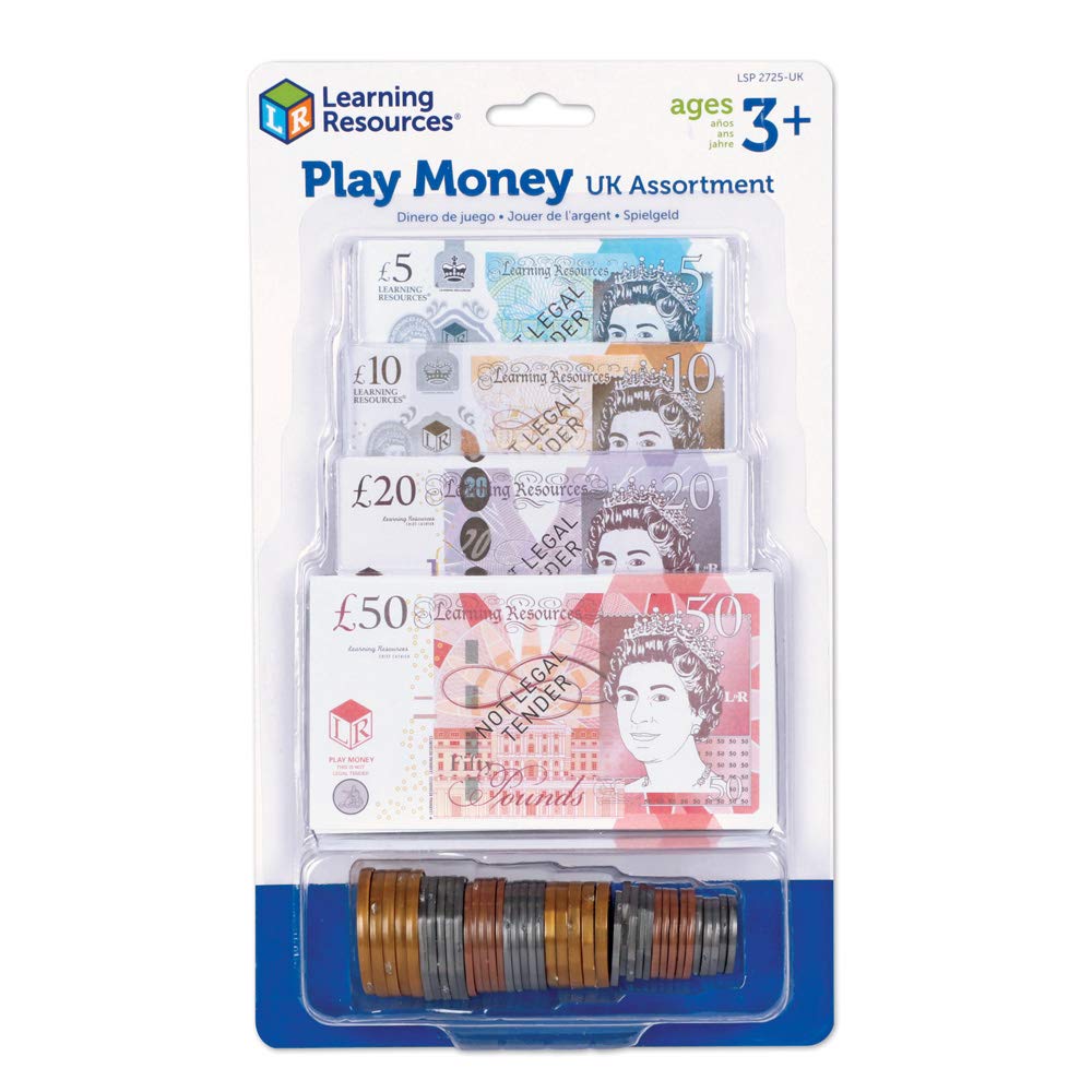 Learning Resources Play Money UK Assortment Amazon.co.uk Toys & Games