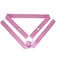 BEWISH Chastity Belt Male Chastity Device Chastity Cage Fixed Auxiliary Belt Cage Strap Men's Ring Elastic Anti-Fall Band (Pink)