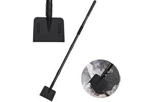 FEBLOMST Ice Chopper, Snow Ice Scraper for Driveway, Sidewalk Ice Chipper Tool with 67" Long Handle, Heavy Duty Forged Steel Blade and Comfort Use Foam Grip, Ease Use Garden Ice Remover, Fast Ice Treatment
