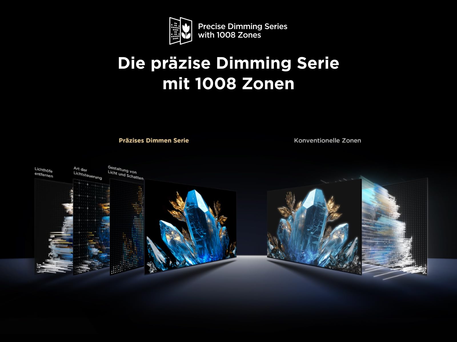 TCL 65C7K 65 Zoll QD-Mini LED Fernseher, 4K HDR Premium 2600, Smart Google TV mit 144Hz Motion Clarity Pro (Dolby Vision IQ & Atmos, CrystGlow HVA Panel, Audio von Bang & Olufsen, Game Master) 6