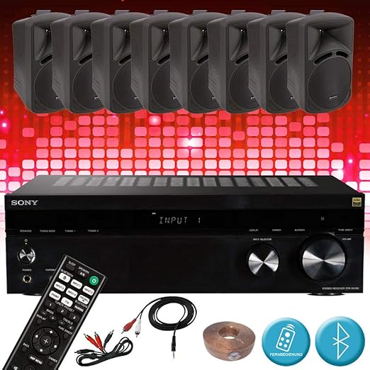 1600W Restaurant Kneipe PA Musik Anlage 8X Amazon.de Elektronik