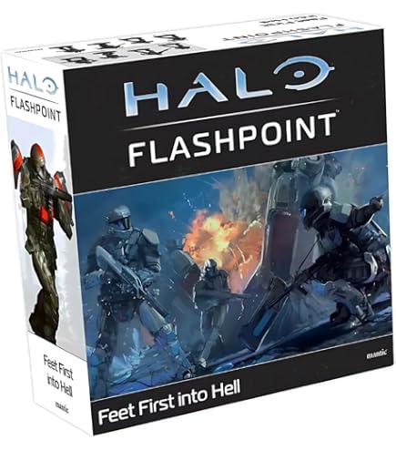 Mantic Games HALO: Flashpoint – Tappetino Da Gioco Field Outpost Deluxe, 60x60 Cm, In Neoprene Con Retro Antiscivolo - 2
