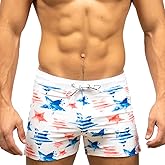Taddlee Men Swimwear Swim Boxer Brief Bikini Surfing Trunks Square Cut Swimsuits