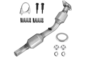 Lilvduybz Stainless Steel Direct-Fit Catalytic Converter Compatible with Toyota Corolla 2009-2013, Matrix and Pontiac Vibe 1.8L Models, Straight-through Catalytic Converter