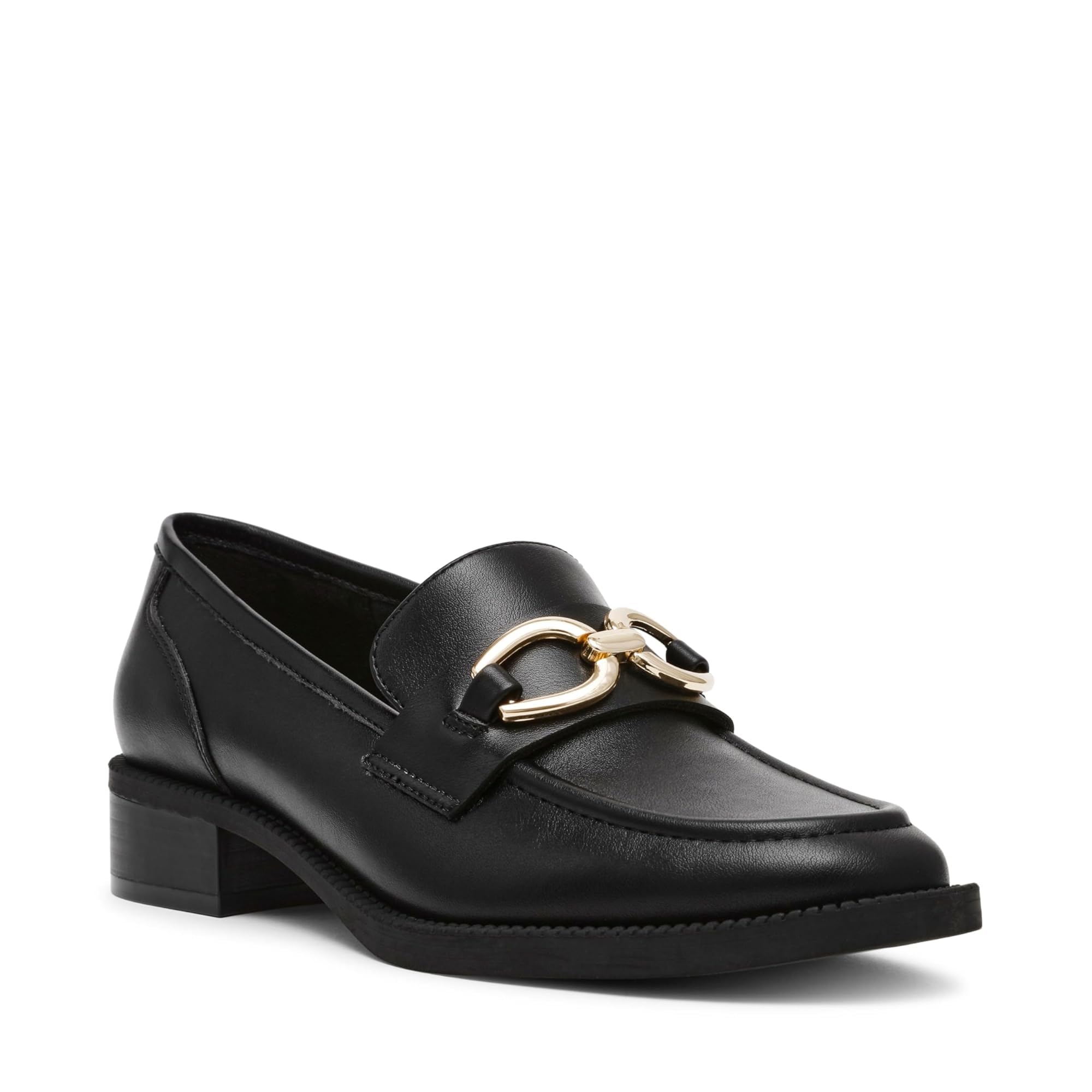Anne Klein Women’s Korrie Loafer, Black, 10