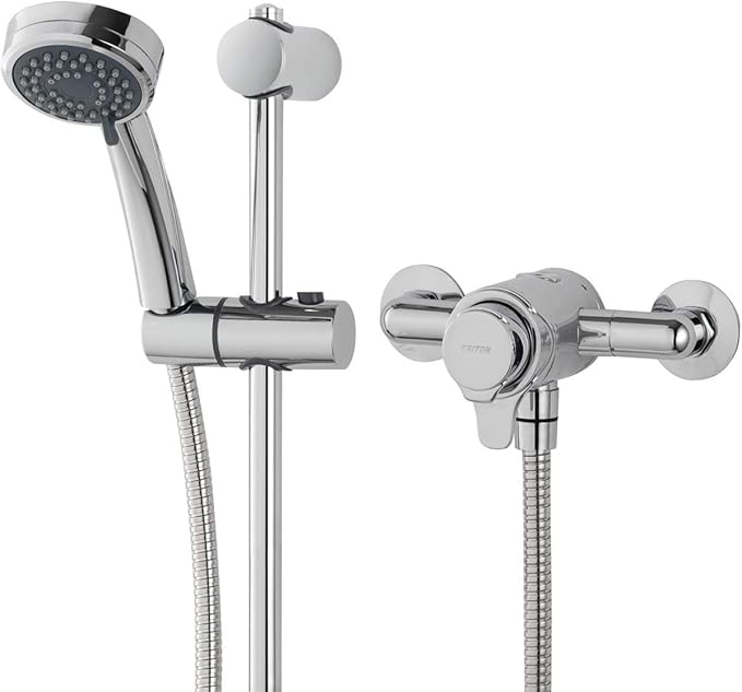 Triton Dene Dual Control Mixer Shower Concentric Thermostatic Exposed