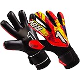 Rinat Asimetrik Special Edition Training-Turf Goalkeeper Gloves Gecko-Grip Durable Palm Latex | Negative Cut | Impact-Absorbing | Elastic Wristband | Breathable &amp; Durable