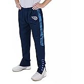 Zubaz Men's NFL Team Color Track Pant with Camo Lines Side Panels