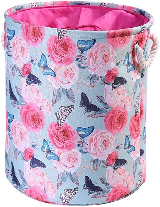 Cesta redonda plegable para la colada, de honghaier, impermeable