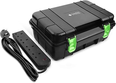Desiretech Outdoor Electric Box 4 Gang 10m Extension Lead IP54 Weatherproof
