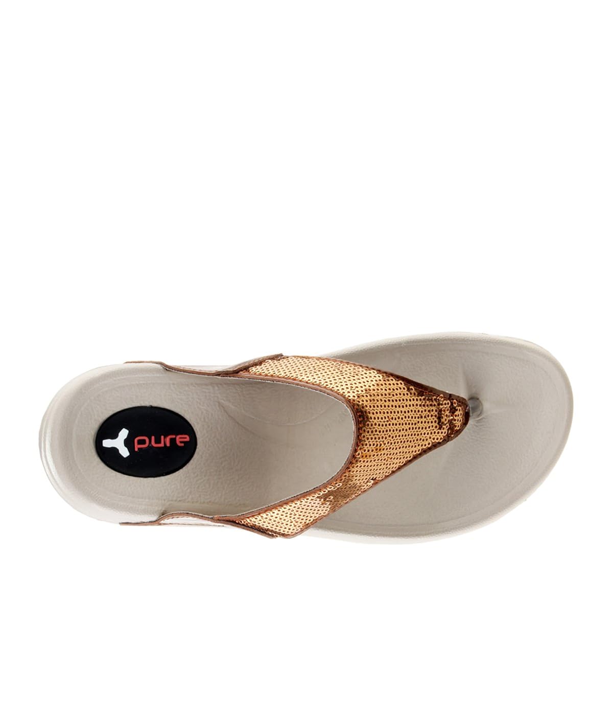 pure women's synthetic flip flop