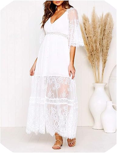 amazon white lace dress
