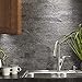 Aspect Peel and Stick Stone Overlay Kitchen Backsplash - Frosted Quartz (5.9