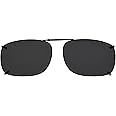 Eyekepper Large Clip On Sunglasses With Spring Draw Bar Polarized