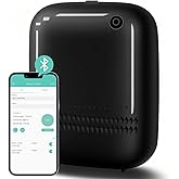 2025 Upgraded 2000 Sq.Ft Coverage HVAC Waterless Essential Oil Diffuser with Bluetooth Control, 400ML Capacity for Whole House, Home, Hotel, Smart Scent Air Machine, Cold Air Tech (No Oils) Black