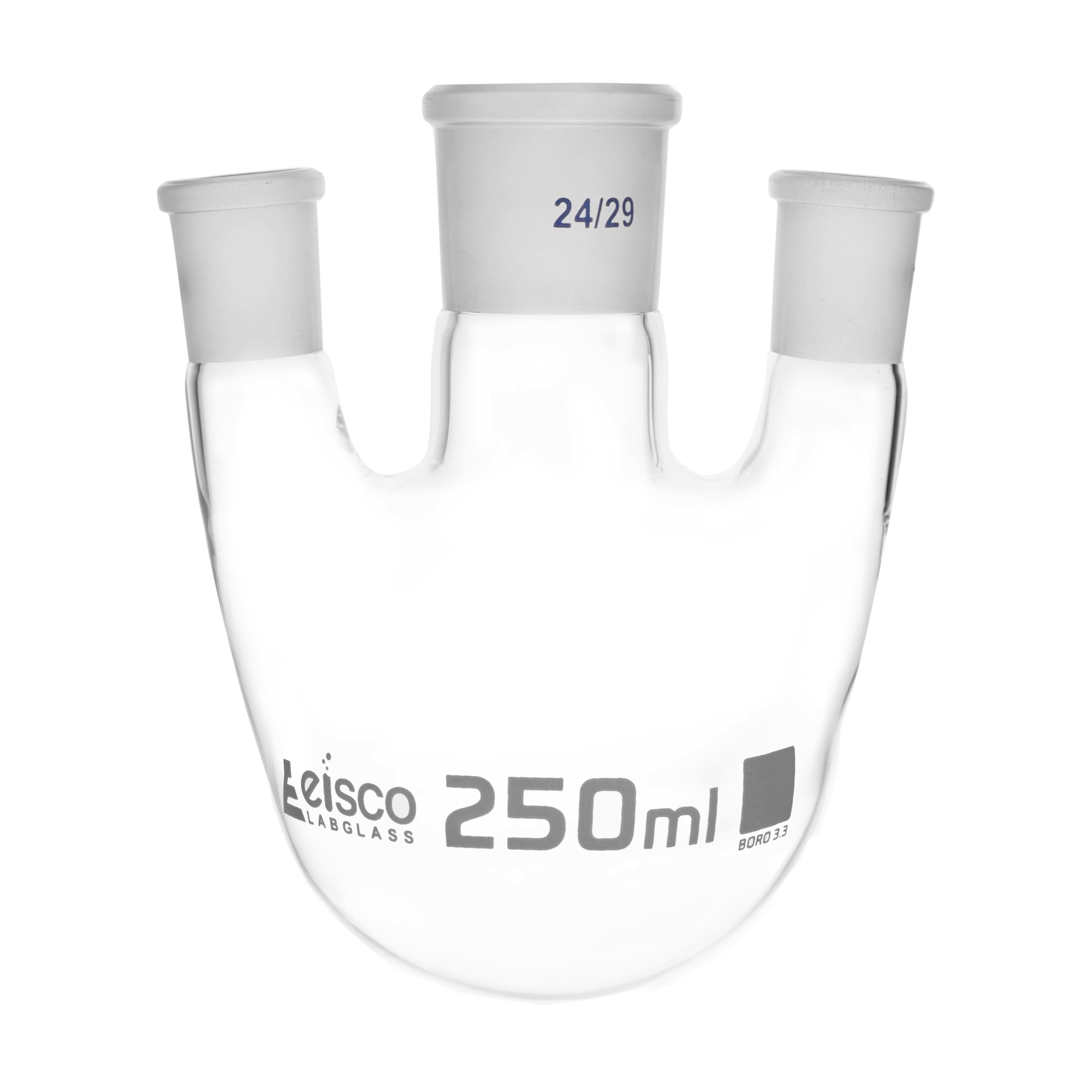 EISCO Distilling Flask, 250ml - 3 Parallel