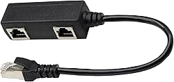 RJ45 Network Splitter Adapter Cable,zdyCGTime 1