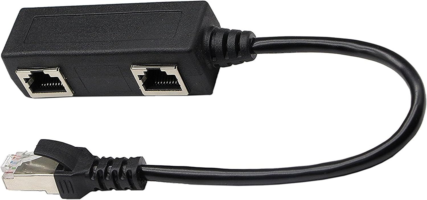 RJ45 Network Splitter Adapter Cable,zdyCGTime 1