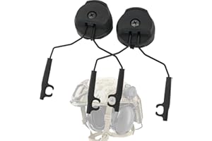 Hearangel Rail Adapter for 3M Worktunes Sport Tactical 300/500 Earmuffs, Compatible with Ops-Core Fast ARC Rail