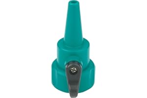 Gilmour Jet Hose Nozzle with Shut Off Valve, Water Hose Nozzle for Cleaning and Watering, Garden Hose Nozzle with Adjustable Spray Pattern
