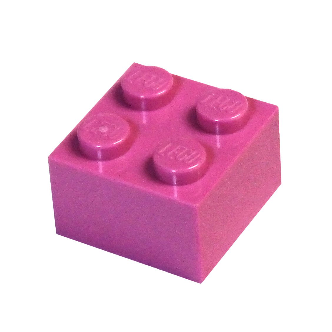 LEGO City – 20 Dark Pink Stones with 2x2 Feet