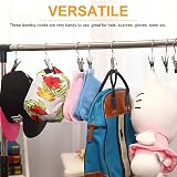 BUZIFU 20 Pcs Laundry Hooks Clips Hangers Anti-Slip 360° Rotating view 4