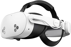 ANNAPRO Battery Head Strap Compatible with Meta Quest 3S/Quest 3, Elite Strap with 6500mAh Battery Fast Charging for Meta Que