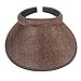 Bersun Natural Ladies Brushed Cotton Twill Clip On Sun Visor Hat Cap