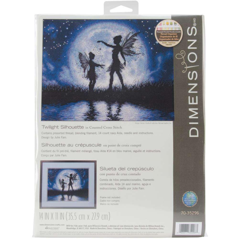 DIMENSIONS 70-35296 Twilight Silhouette, Cotton, Black, Blue, White