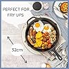Pre-Seasoned-Cast-Iron-Skillet-Frying-Pan-Oven-Safe-Grill-Cookware-for-Indoor-Outdoor-Use-12-inches--32cm--by-Nuovva nuovva Pre Seasoned Cast Iron Skillet Frying Pan - Oven Safe Grill Cookware for Indoor & Outdoor Use – Cast Iron Pan (12…