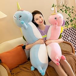 MIAOHAHA Soft Plush Long Unicorn Hugging