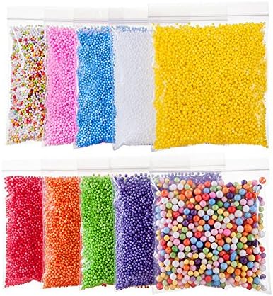 Colorful Styrofoam Foam Balls for Slime Fits for DIY Wedding &amp; Party Decoration