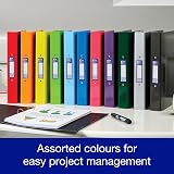 Oxford Premium A4 Ring Binder Silver 25mm 40mm Spine Laminated view 6