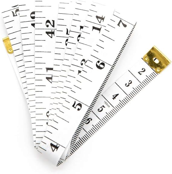 Soft Tape Measure Double Scale Body Sewing Flexible Ruler For Weight Loss Medical Body Measurement Sewing Tailor Craft Vinyl Ruler Has Centimetre