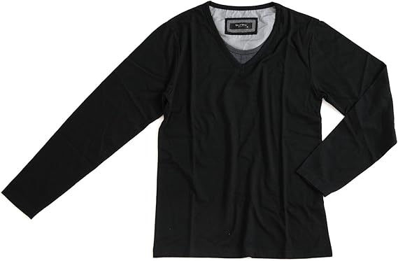 Amazon イン ヤン Yin Yang Llサイズ ブラック 長袖シャツ ロンt 重ね着フェイクレイヤードtシャツ 薄手 Vネック Uネック 無地 春物 秋物 メンズ Tシャツ カットソー 通販 Amazon イン ヤン Yin Yang Llサイズ ブラック 長袖シャツ ロンt 重ね着フェイクレイヤードtシャツ 薄手 Vネック Uネック 無地 春物 秋物 メンズ Tシャツ カットソー 通販