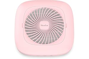 MelodySusie Nail Dust Collector,Spro Powerful 4000RPM Turbo Brushless Motor Vacuum Fan Dust Collector with Reusable Filter,Po